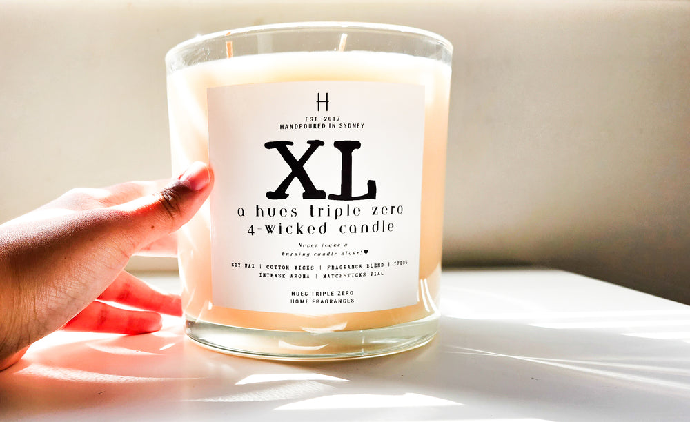 XL Candle | Kilo Candle | Hues Triple Zero | 1700 G | 400+ Hrs Burn