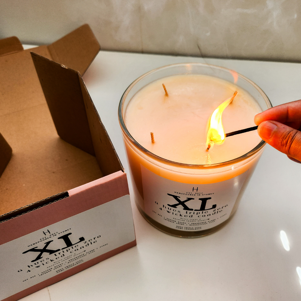 XL Candle | Kilo Candle | Hues Triple Zero | 1700 G | 400+ Hrs Burn