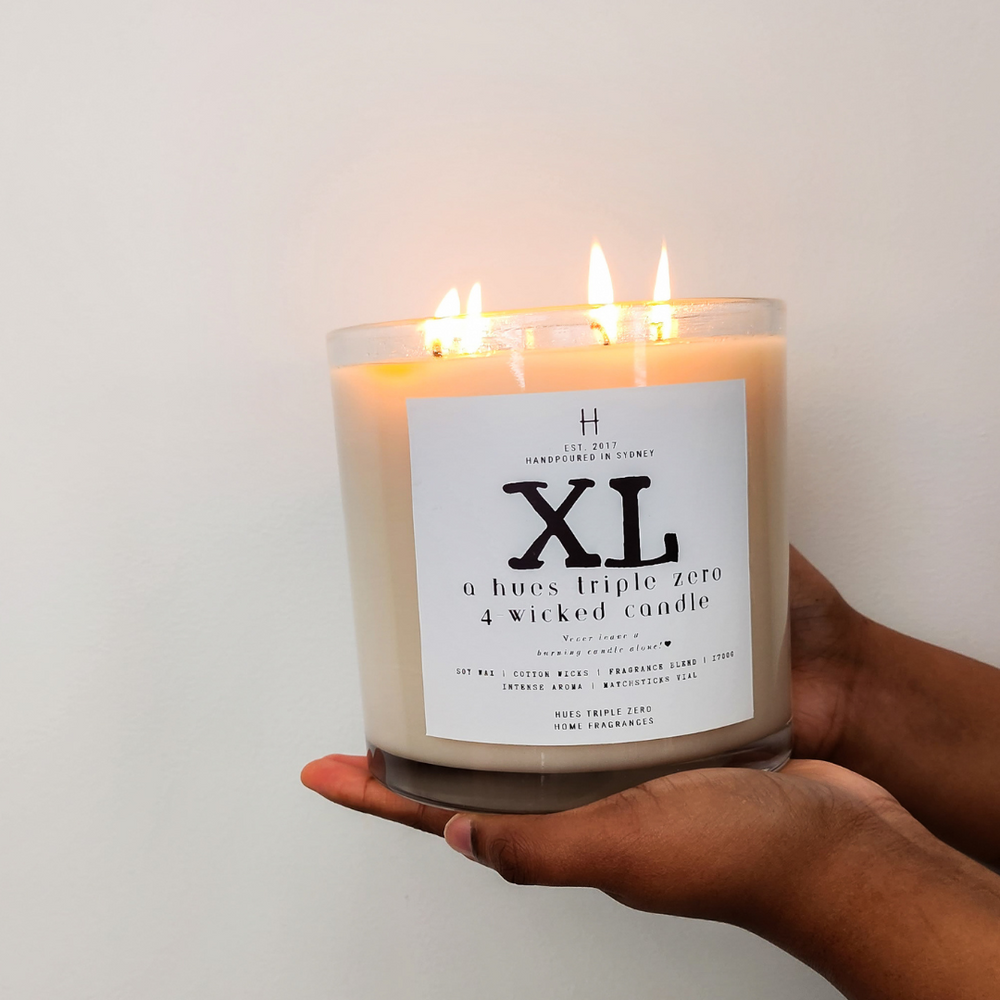 XL Candle | Kilo Candle | Hues Triple Zero | 1700 G | 400+ Hrs Burn