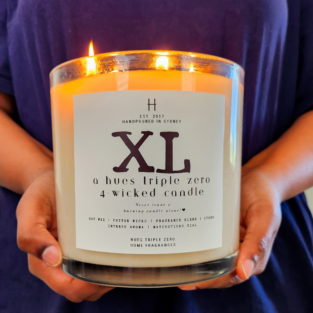 XL Candle | Kilo Candle | Hues Triple Zero | 1700 G | 400+ Hrs Burn