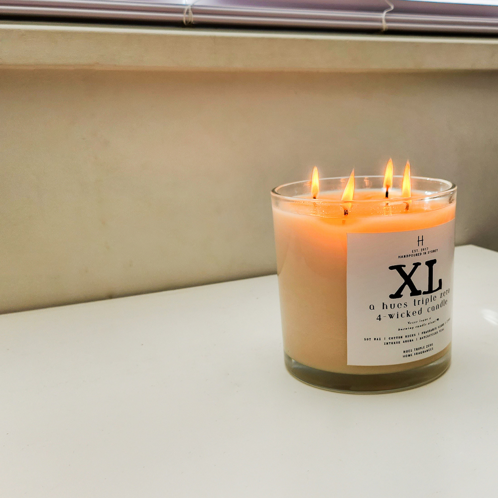 XL Candle | Kilo Candle | Hues Triple Zero | 1700 G | 400+ Hrs Burn